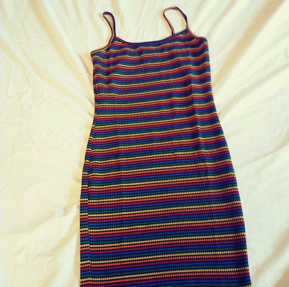 Ribbed tank dress